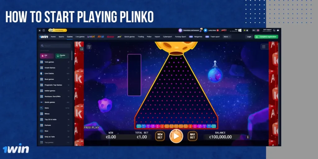 How to Start Playing Plinko