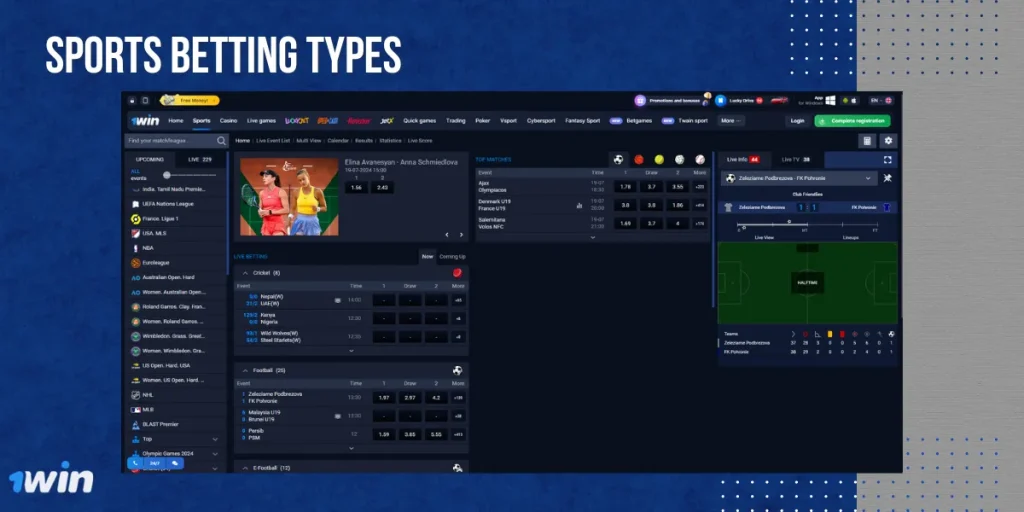 Sports Betting Types