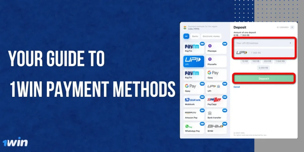 Your Guide to 1Win Payment Methods